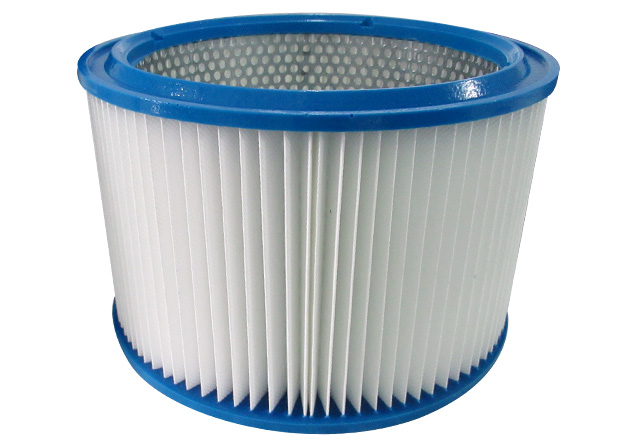 Pleated polyester air filter